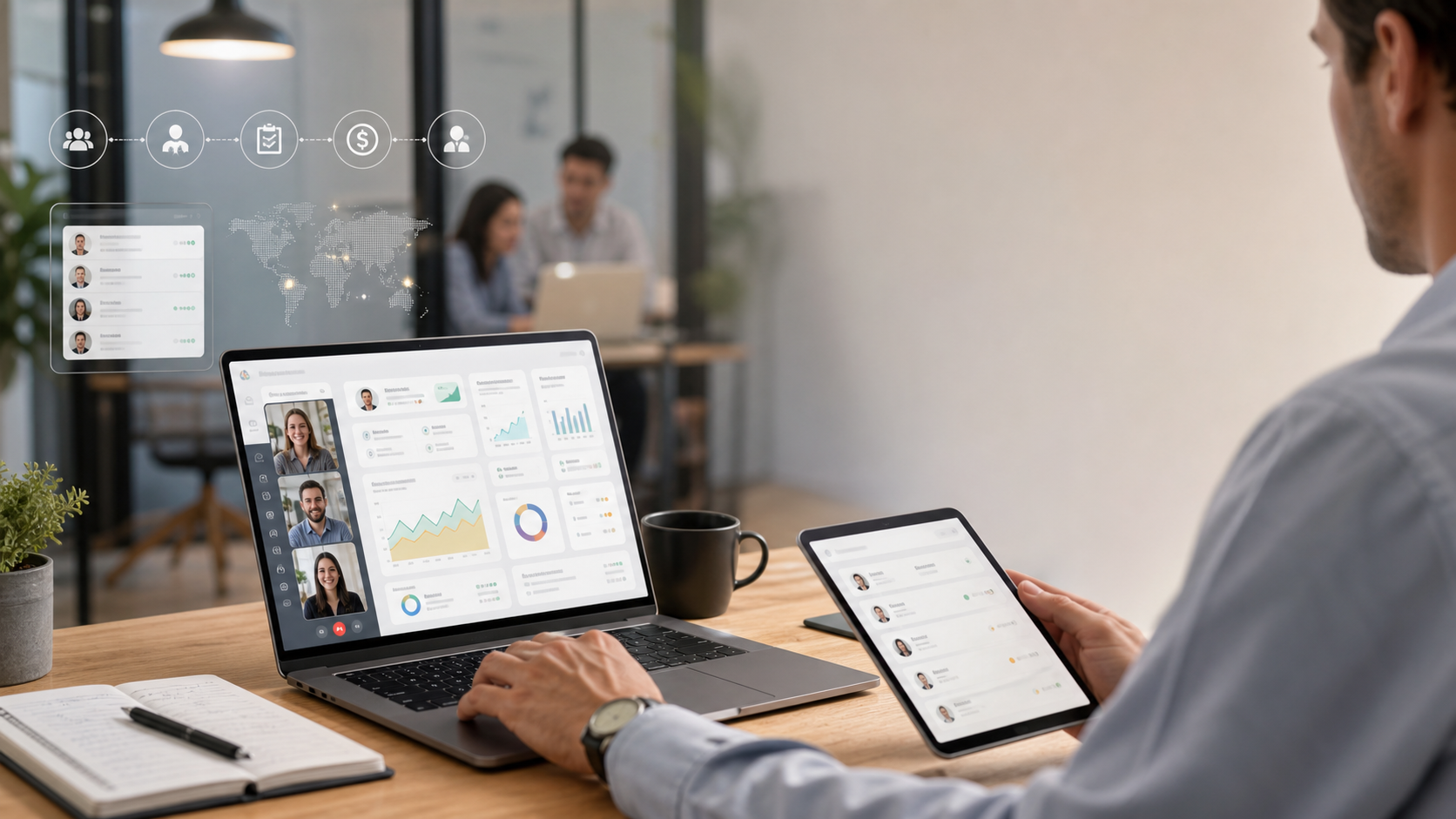 Sri Lankan professionals collaborating in a modern workplace